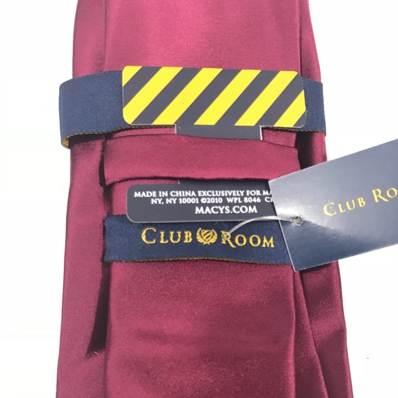 Club Room Maroon Tie - Picture 4 of 4
